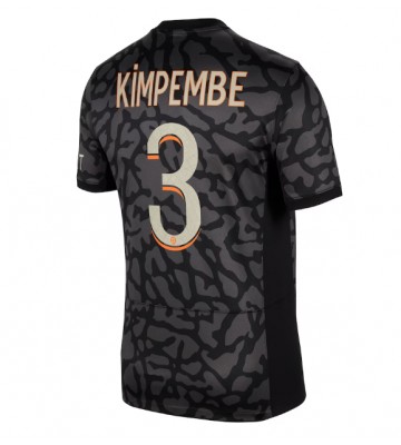 Paris Saint-Germain Presnel Kimpembe #3 Kolmaspaita 2023-24 Lyhyet Hihat